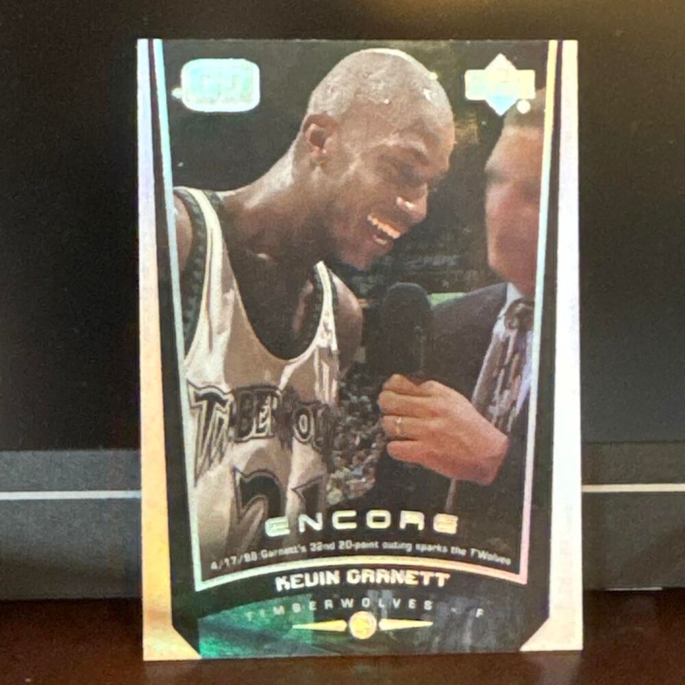 Kevin Garnett 1998-99 Upper Deck Encore #51 Game Dated